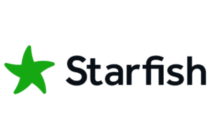 Starfish logo: green starfish icon to the left of the bold 'Starfish' wordmark.
